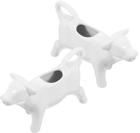 VERDANVERSE 2piezas Taza De Jarra De Leche De De Tazas Para Espumar Jarra De Leche Para Preparar Café Espumoso Casa Diseño Decorativo De Animal