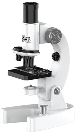 Generic 200X-4800X Biological Microscope W/Microscope Slides Set for Adults Students LED Monocular Microscope for School Laboratory Home Education