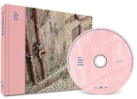 BANGTAN BOYS KPOP YOU NEVER WALK ALONE WINGS BTS [RIGHT Ver.] Album CD + Poster + Photobook + Photocard + Gift (4 Photocards Set)
