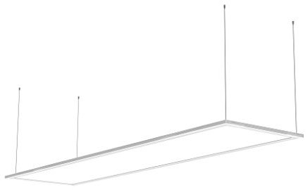 Xanlite Rectangulaire-Panneau Plafond avec 3 Modes De Fixation-Luminaire 42W LED Plat 3300 Lumens-Plafonnier Design 1185 x 285 mm-PA3000RNW, 42 W