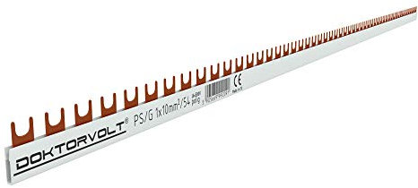 1P Phasenschiene Gabel 54-polig 10mm² Sammelschiene Stromschiene Kammschiene DV 2091