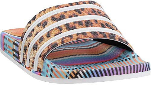 adidas Damen Adilette W Turnschuh, Lieferantenfarbe, FTWR Weiß, Lieferantenfarbe