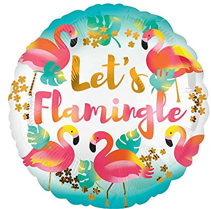 Anagram 3712101 Standard Foil Balloon 1 Each Flamingle