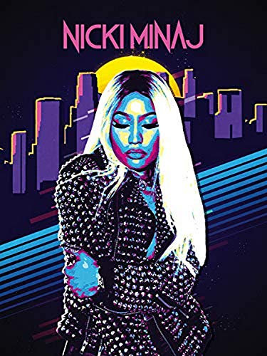 777 Tri-Seven Entertainment Nicki Minaj Poster Musik Kunstdruck (18 x 24 cm), mehrfarbig