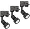 3x CLE PURI LED GU10 schwarz 3 Ph. Stromschienstrahler f. Erco Staff Lival Eutrac Global Schiene max. 50W