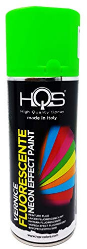 4R Quattroerre.it HQS Bombe de peinture en aérosol Fluorescent Vert 400 ml