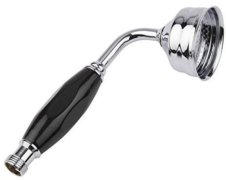 MILANO Telephone Style Hand Shower Handset Chrome Black
