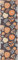 Ekelund Ottebol Tischläufer (Öko-Tex) 35x120 cm schwarz, braun, orange, gelb, grau