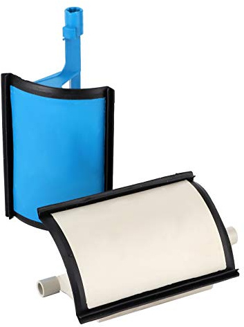 Qiilu Kit de réparation de volet de chauffage de climatisation, Kit de réparation de volet de chauffage de climatisation à deux zones avec éponge 6480E3 adapté pour 407 2004-2016