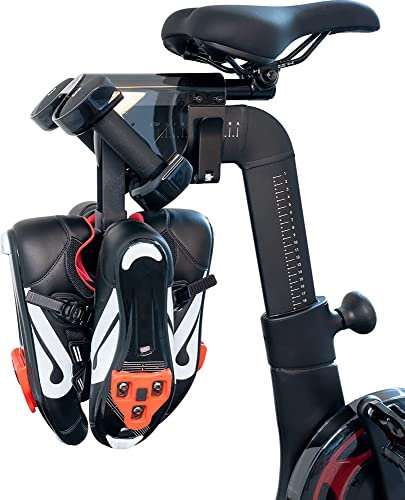 TrubliFit Metall-Schuhaufhänger für Peloton Bike Plus – Zubehör für Peloton Bike+ – passt nicht für Original Peloton Bike – hält 2 Paar Peloton-Schuhe