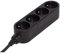 Chacon Multiprise Design 4 X 16A - 3 m - Noir (FR)