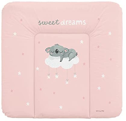 Schnucky Wickelauflage - weiche Baby Wickelunterlage, Wickeltischauflage, wasserdicht und abwaschbar, für Wickeltisch/Wickelkommode geeignet. [75 x 72 cm, Koala]