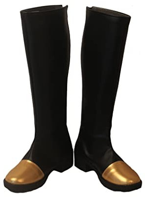 RUIRUICOS Deku Izuku Midoriya Military Cosplay Boots Black Shoes Boku no Hero Academia Shoes Cosplay Custom Made Any Size 40 AS P