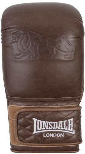 Lonsdale Unisex-Adult Bag Gloves Equipment, Vintage Brown, L/XL