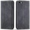 OKZone Kompatibel mit iPhone 6S / iPhone 6 (4,7 Zoll) Hülle, Magnet Leder Tasche Handyhülle, Kartenfächer Schutzhülle, [Premium PU Leder] Flip Klappbare Stoßfeste Magnetische Standfunktion (Schwarz)