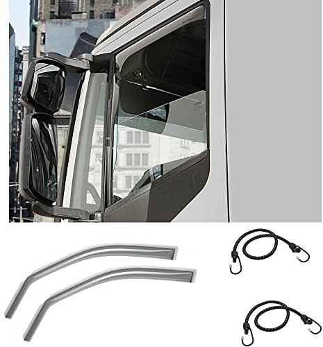 KOMPATIBEL MIT Volvo FH EURO6 2p 14 in poi Mont.est.biadesi 15.023M Paar WINDABWEISER UND Farad Regen FÜR LKW-Lieferwagen-LKW WINDABWEISER Regenschutz FÜR Fenster