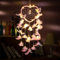 CULASIGN Traumfänger mit LED Licht,Led Traumfänger Mädchen Handgefertigt Dreamcatcher mit Federn, Bohemian Dekoration,für Gute Träume Wandbehang Auto Raum Mädchen Kreatives Geschenk (Rosa)
