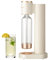GreatWhip Wassersprudler Machine Milchig Weiß, Sodamaschine, mit 1 Liter Flasche, Kompatibel mit Einschraubbarem 60L CO2 Karbonisator (nicht enthalten), Geschenk zum Muttertag