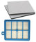 REIPOL Filtre Hepa réutilisable H12 H13 + Filtre en Coton Moteur 2 pièces, for Philips for Electrolux AEG EFH12W AEF12W FC8031 EL012W FC9080 FC9088