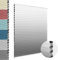 Allesin Wabenplissee ohne Bohren Verdunklung Thermo Doppelplissee Klemmfix Farbverlauf Grau 75x130cm(BxH) 100% Blickdicht, Sonnenschutz & Schallschutz Plisseerollo für Fenster & Tür