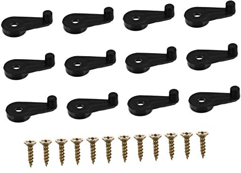 Homoyoyo 100stücke Spiegelclips Für Schranktüren Spiegelglas Befestigungsclips Mit Schrauben Aus Haltbarem Material Für Glasbefestigung Installieren