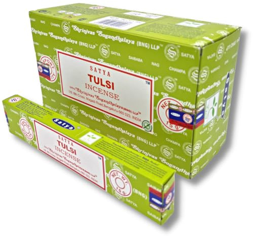 Satya Räucherstäbchen x LAVISA, Meditation, Aromatherapie, Duft (Tulsi)