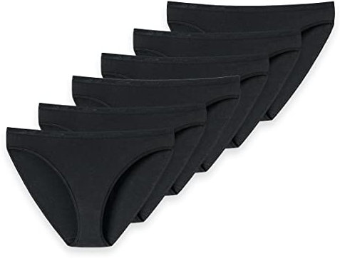 Uncover by Schiesser - Damen - Tai Slip - 6er Pack (3XL Schwarz)