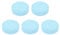 Solar Panel Solid Cleaner 5PCS Portable Car Windshield Glass Concentrated Washer Tablets Windshield Washer Fluid Solid Car Effervescent Tablets