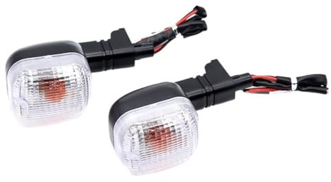 Blinker Motorrad Hinten Blinker Licht Fit for BMW F650 GS CS F 650 ST G 650 GS Motorrad Zubehör Blinker Anzeige lampe Motorrad Blinker(Clear)