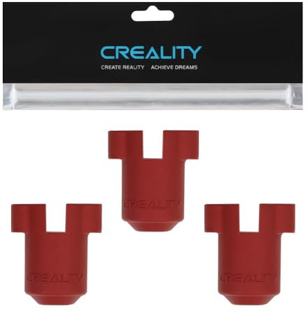 Creality Offizielle K1C Silikonsocke, 3 STK Ender 3 V3 Silikonabdeckung, Hotend Wärmedämmgehäuseabdeckung Heizblockabdeckung für Creality Ender 3 V3 Plus/Ender 3 V3 KE/Ender 3 V3 SE/K1C/K1/K1 Max