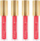 essence xmas KiSSES colour changing shimmer lip oil, Lipgloss, Nr. 01, langanhaltend, Färbeeffekt, mit Ölen, glänzend, vegan, ölfrei, ohne Parabene, ohne Mikroplastikpartikel, 4er Pack (4x2.6ml)