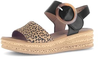 Gabor Damen Plateausandalen 64.550-4 cm Plateauabsatz & Klettverschluss - Elegante Sandalen & Slides für Damen