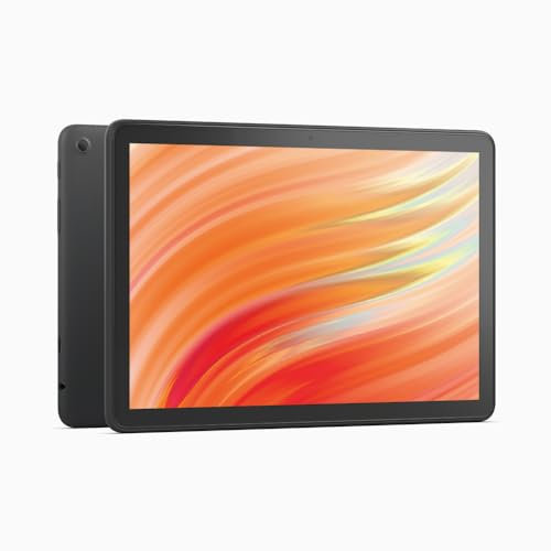 Fire HD 10-Tablet 2023 (Neueste Generation), für Entspannung optimiert, brillantes 10,1-Zoll-Full-HD-Display, Octa-Core-Prozessor, 3 GB RAM, bis zu 13h Akkulaufzeit, 64 GB, schwarz, ohne Werbung