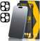 JEHOO Matt Panzer Schutz Glas für iPhone 14 Pro, [2+2 Stück] Matte Schutzfolie und Kamera Glasfolie, Rahmen-Installationshilfe Blendschutz, Anti-Fingerabdruck Screen Protector, Kratzern