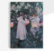 YPZCKXNLF Nelke, Lilie, Rose, Amerikanisches Impressionismus-Gemälde, Vintage-Druck Mit Kleinen Kindern, Wandkunst, Poster, Heimdekoration, 40 X 60 Cm, Rahmenlos