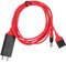 Natudeco Cavo adattatore universale da USB a HDMI HDTV per telefono cellulare a TV 1080P per AV, per telefono cellulare, tablet e proiettore