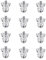 Ruarby 12Pcs Calcio Spikes Chiodi Vite Tacchetto Da Calcio Borchie di Ricambio Tacchetti Da Calcio Per Le Donne Uomo Ragazzo E Ragazza Scarpe