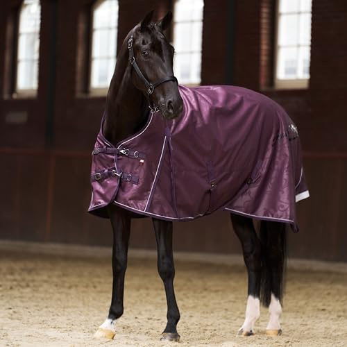 Imperial Riding Outdoordecke IRH Super-Dry 300 g, wasserdicht & atmungsaktiv, 600D Polyester 300 g Füllung, warme Winterdecke für Pferde, robust & pflegeleicht, Feige, 135