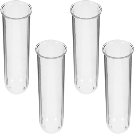 SEWACC Lot de 4 Tubes à Essai en Verre 37X47X15 CM pour Culture Hydroponique Vases à Fleurs Transparents pour Terrarium Propagation de Plantes et Décoration Maison ou Bureau