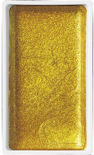 Kuretake Gansai Tambi Recharge de peinture aquarelle – N°903 Or jaune