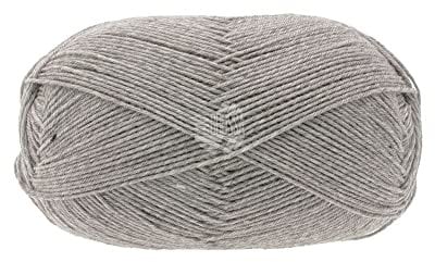 LANA GROSSA Meilenweit 100 Merino extrafine | Hochwertiges Sockengarn, waschmaschinenfest | Handstrickgarn aus 75% Schurwolle & 25% Polyamid | 100g Wolle, Stricken & Häkeln | 420m Garn FB2404