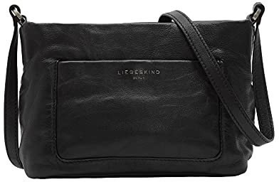 Liebeskind Berlin Damen Ira Crossbody Umhängetasche, Schwarz, Medium (HxBxT 15.0cm x21.0cm x9.0cm) EU