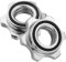 TrAdE Shop Traesio 2 PZ Coppia RICAMBI Accessori per Manubrio BILANCIERE Morsetto Dado A Vite 25MM