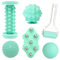 Fußmassage Set 6 in 1- Muskel Roller,Tragbare Rollerball Massager, Fußmassage Balls, igelbälle - Schmerzlinderung für Hacken & Fußgewölbe,Stressreduzierung und Entspannung durch Triggerpunkt