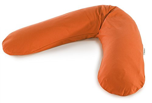 Theraline Stillkissen Das Original mit Dinkel Füllung - Farbe: 78 Jersey rot/orange