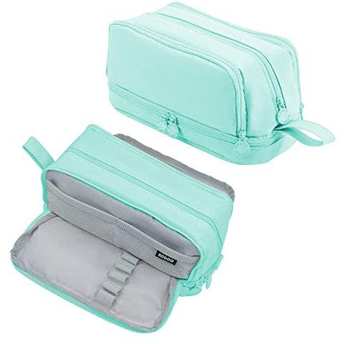 liupmeg Federmäppchen,4 Fächer Pencil Cases,Mäppchen Mädchen Teenager,Große Kapazität Federmäppchen,Pencil Case,Langlebig Federtaschen,Mäppchen Reißverschluss,Mädchen Mäppchen,Tasche Perfekt