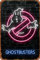 Ghostbusters Neon Lights Neon Collection Filmposter Retro Metallschild Vintage Blechschild für Cafe Bar Home Wanddekoration 30,5 x 20,3 cm