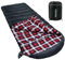 Poepore Schlafsack Outdoor Winter für Erwachsene Extra Breit 3-4 Jahreszeiten XXL Schlafsäcke Warmer Baumwolle Flanell Deckenschlafsack beim Camping Wandern Abenteuern 230 * 100CM Grau