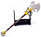 Superbuybox Legend of Zelda Link Martial Arts Schwert Speer Pfeil Bogen Schild Actionfigur Spielsammlung Schreibtisch Raumdekoration Rucksack Anhänger Geschenk (Zelda Savage Lynel Speer)