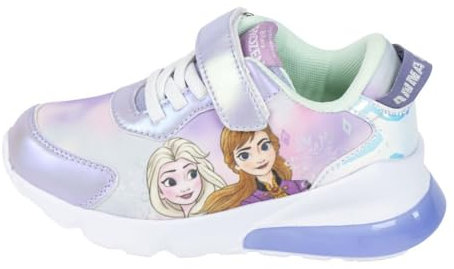 Disney Elsa e Anna Scarpe per Ragazze, Frozen Scarpe Sportive Luci per Bambina, Taglie EU 25 a 32 (Lila, Sistema Taglie Calzature EU, Bambino Piccolo (2-5 Anni), Donna, Numero, Media, 27)